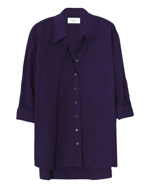 Royal Purple Oversized Sydney Aster Shirt