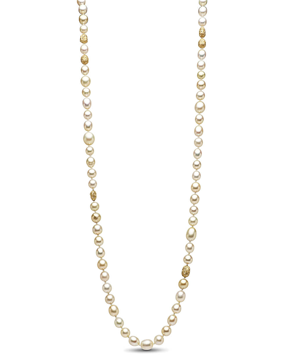 Lace South Sea Pearl Beaded Wrap Necklace