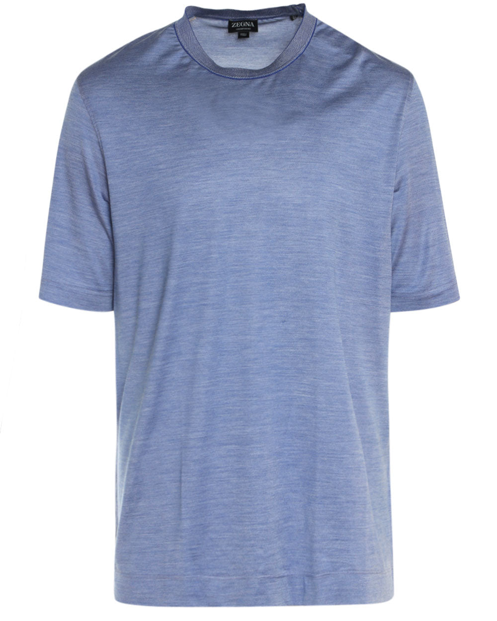 Zegna Blue Leggerissimo Short Sleeve T-Shirt – Stanley Korshak