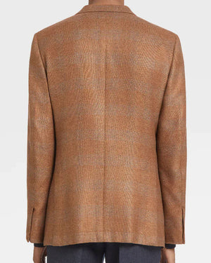 Brown and Grey Pied de Poule Sportcoat