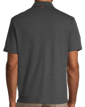 Dark Grey Micro Pique Shirt