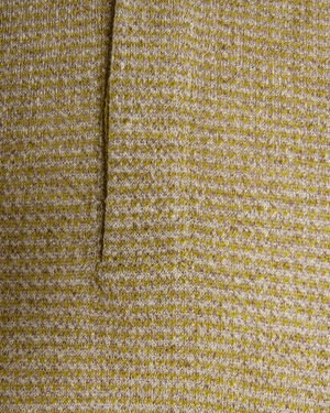 Mustard Textured Short Sleeve Polo
