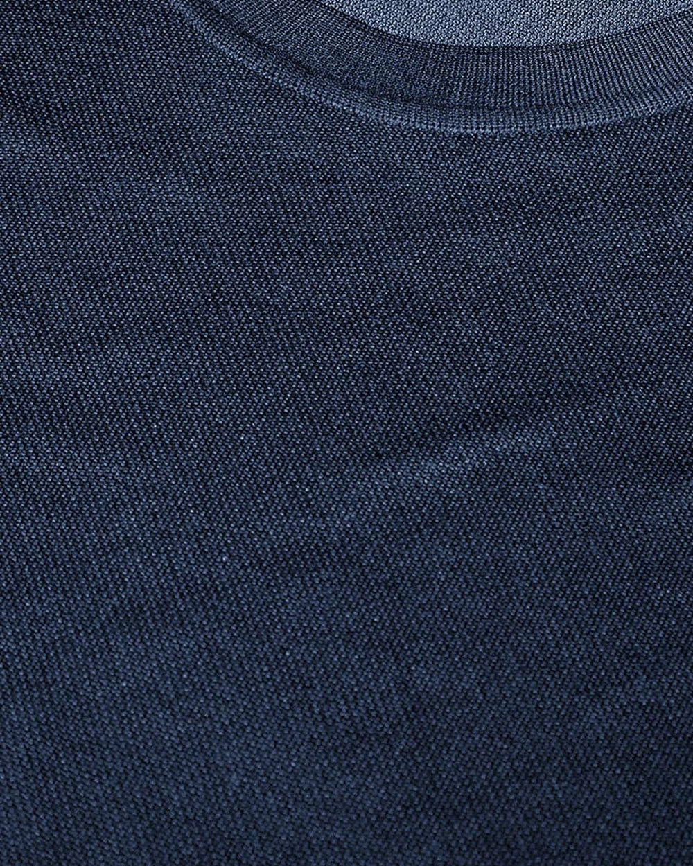 Navy Silk T-Shirt