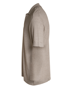 Stone Textured Short Sleeve Polo