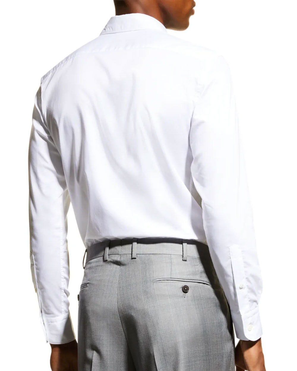 White Premium Cotton Sport Shirt