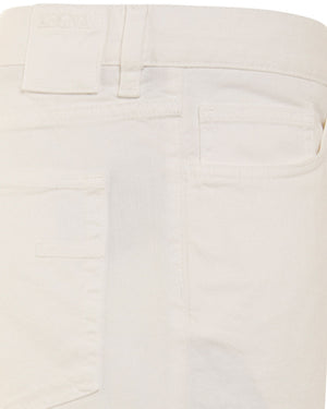 White Stretch 5 Pocket Pant