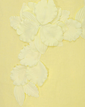 Lemon High Tide Lift Off Flower Mini Dress