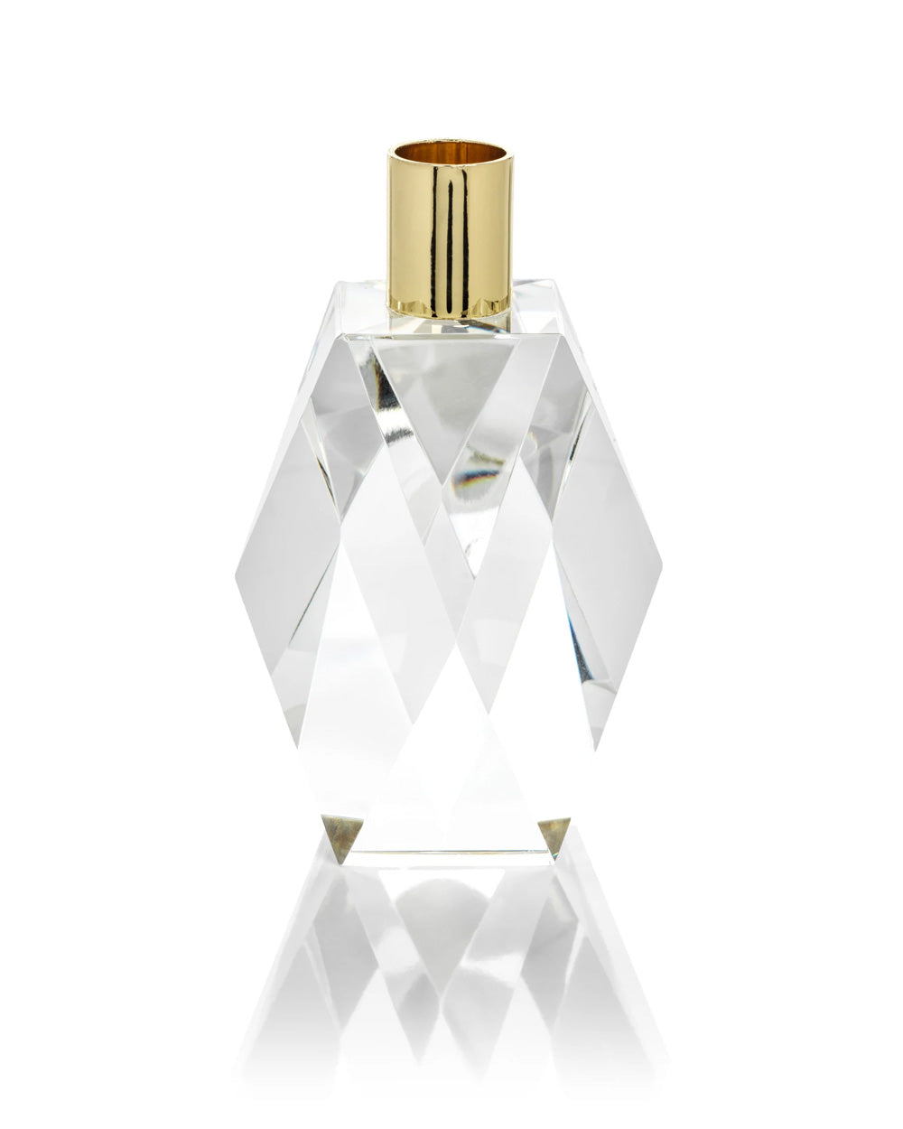 Florence Diamond Crystal Candle Holder