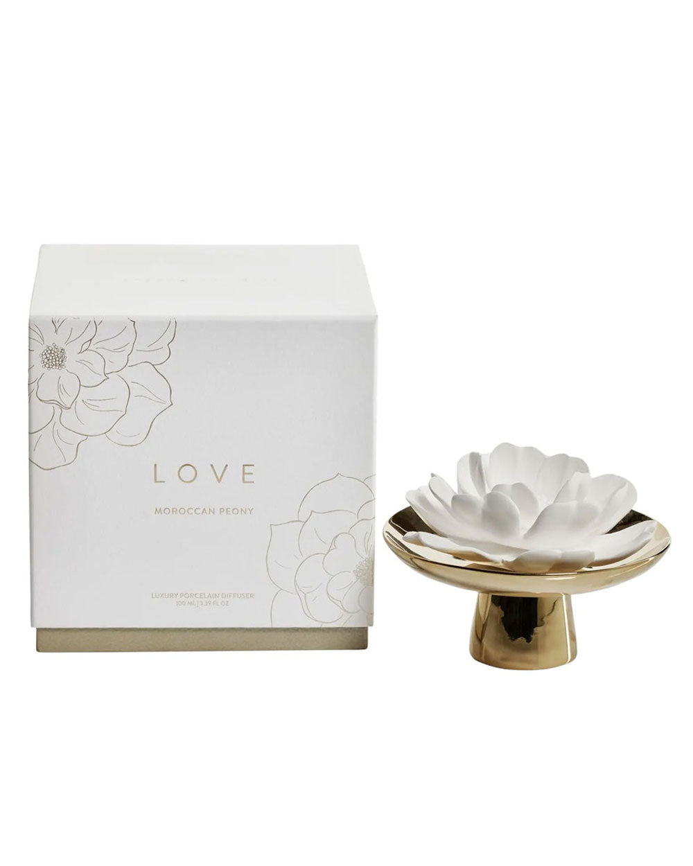 Love Moroccan Peony Porcelain Diffuser