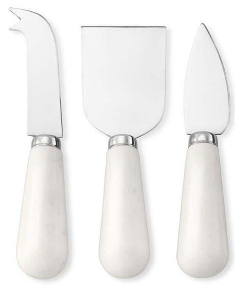 Zodax Marble Set of 3 Cheese Knives