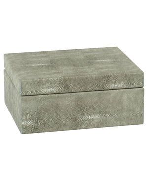Moorea Shagreen Small Leather Box