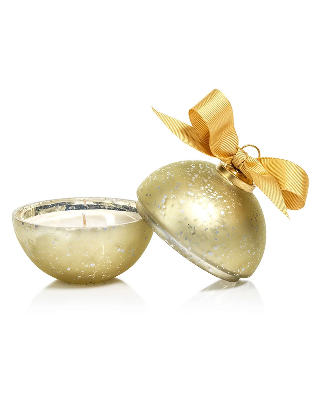 Prosecco Bellini Gold Ornament Candle
