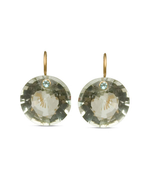 22k Yellow Gold Extra Large Gem Earrings