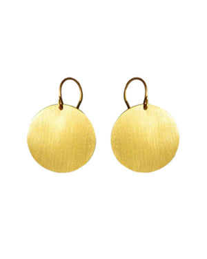 22k Yellow Gold Ladylike Sequins Earrings